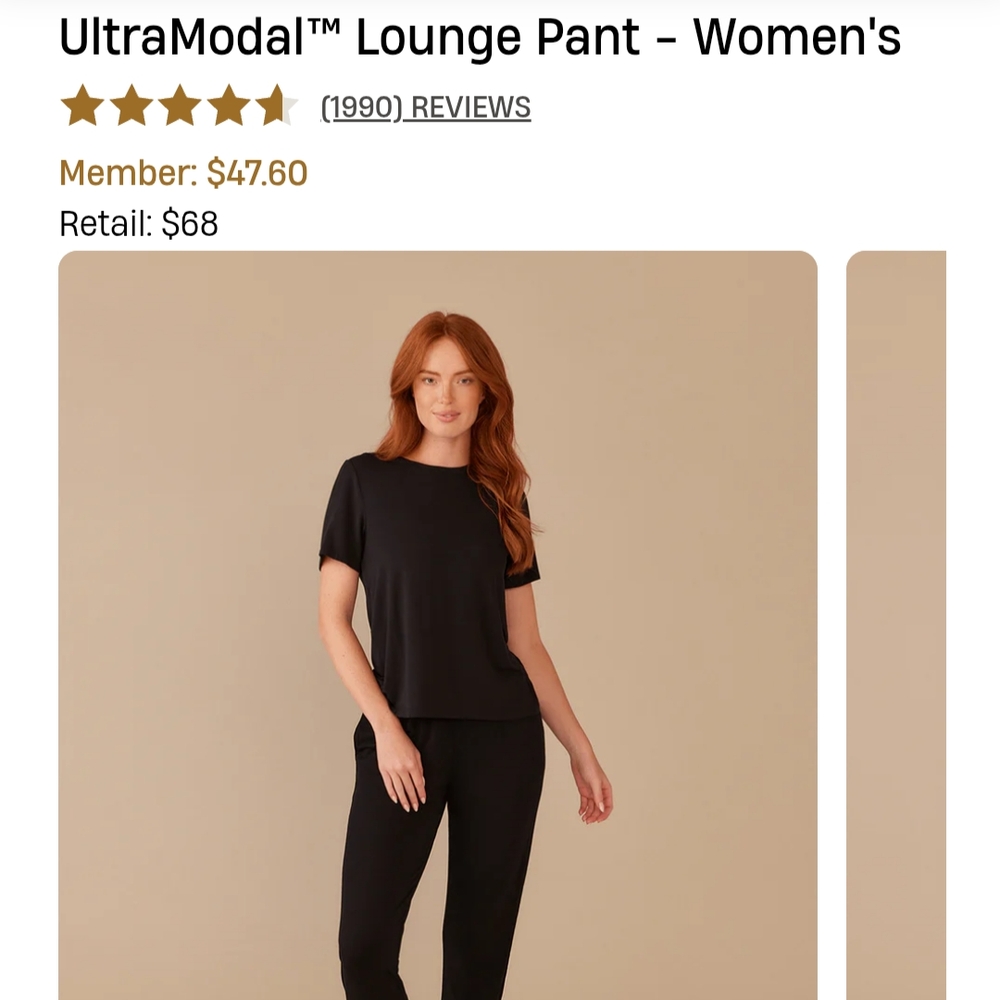 UltraModal Women's Black Lounge Pajama Set
